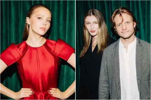 Юлия Хлынина в элегантном образе и Евгений Ткачук с женой представили фильм «Волчок» Юлия Хлынина в элегантном образе и Евгений Ткачук с женой представили фильм «Волчок»