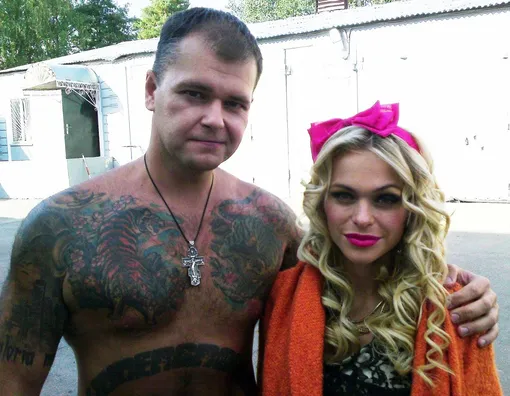 Андрей Бур и Анна Хилькевич на съемках