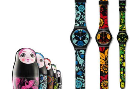 Матрешка с часовым механизмом Матрешка с часовым механизмом