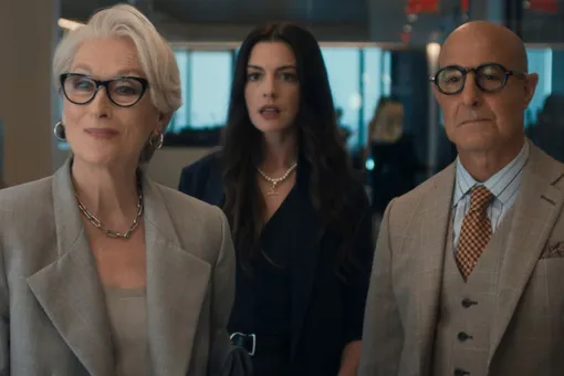 Мерил Стрип, Энн Хэтэуэй и Стэнли Туччи