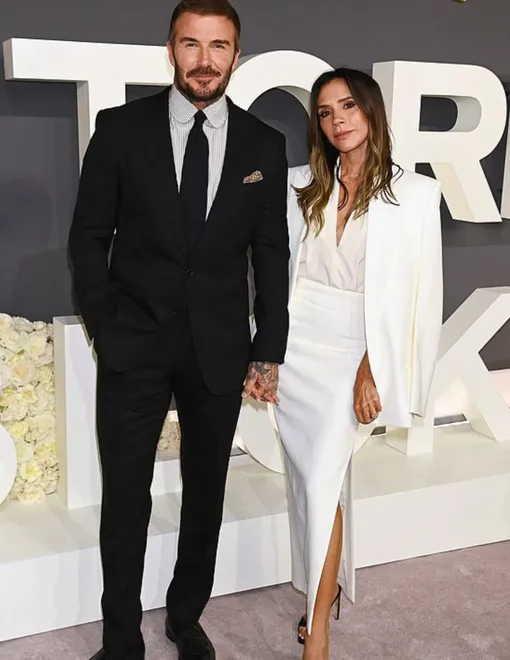 Виктория Бекхэм с мужем на премьере документального фильма о ней Виктория Бекхэм с мужем на премьере документального фильма о ней