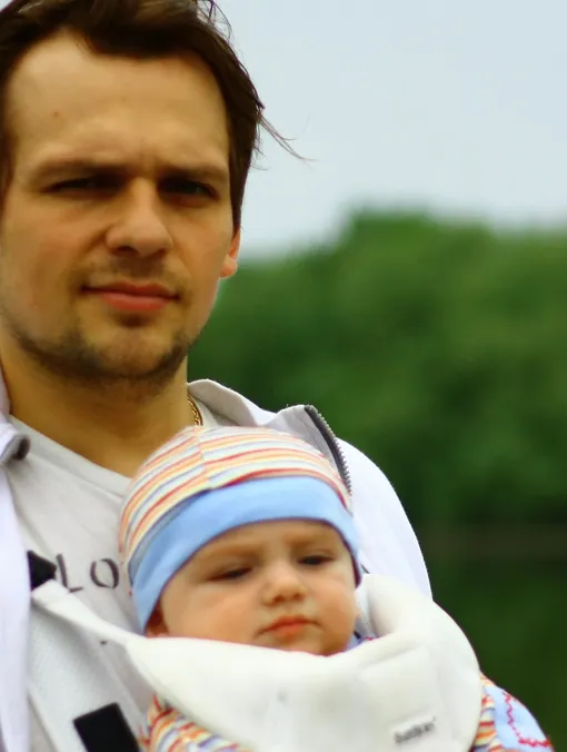 Алексей Янин с сыном Алексей Янин с сыном