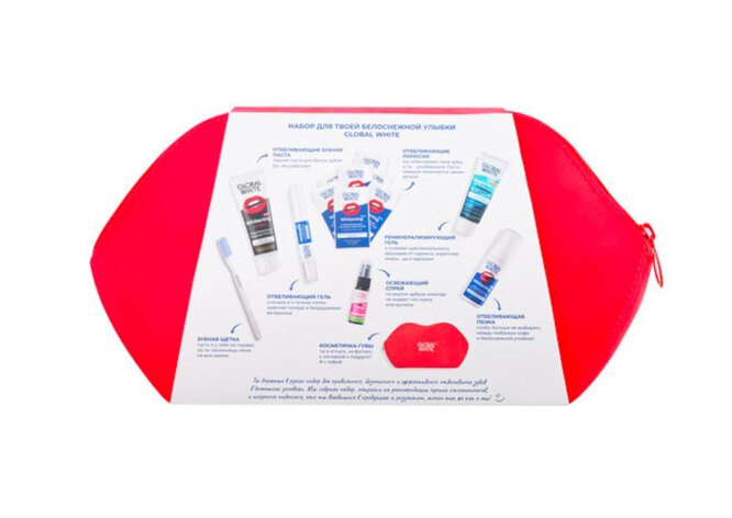 Global White teeth whitening kit, 3086 rubles.
