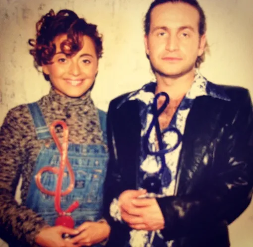 Анжелика Варум и Леонид Агутин в молодости