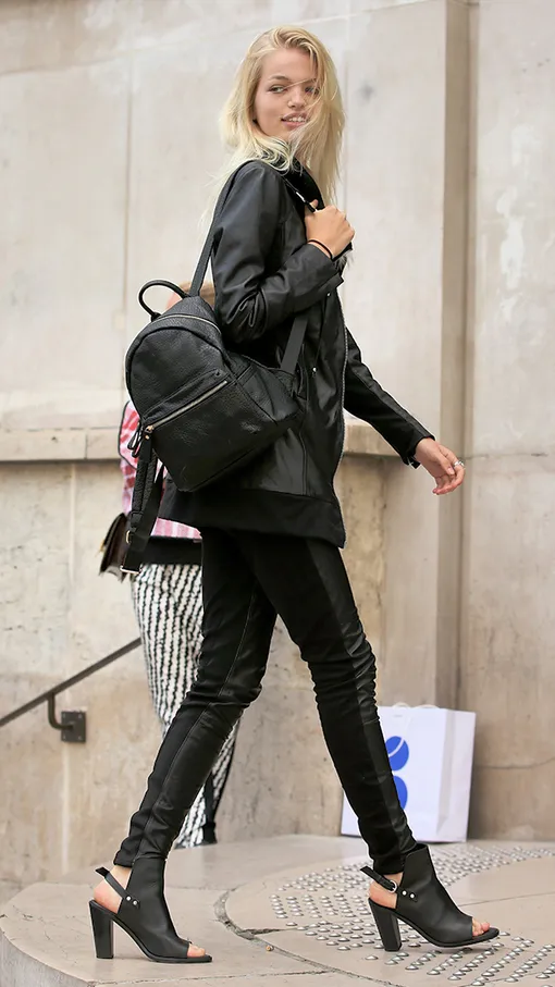 женский рюкзак как носить