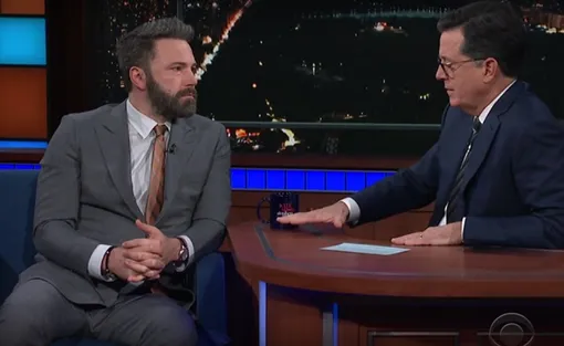 Бен Аффлек на The Late Show