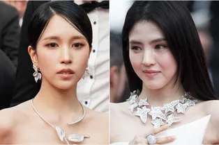 Мина из Twice и Хан Со-хи в контрастных платьях появились на красной дорожке Каннского кинофестиваля Мина из Twice и Хан Со-хи в контрастных платьях появились на красной дорожке Каннского кинофестиваля