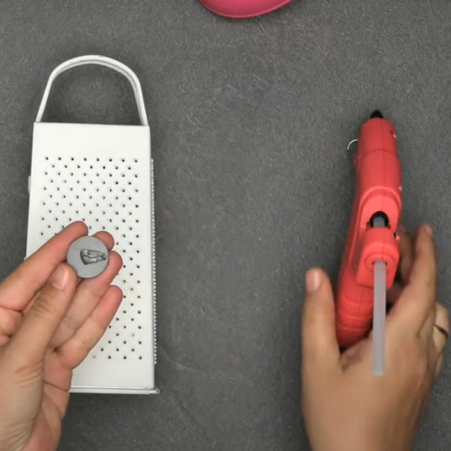 Organizer made from an old grater