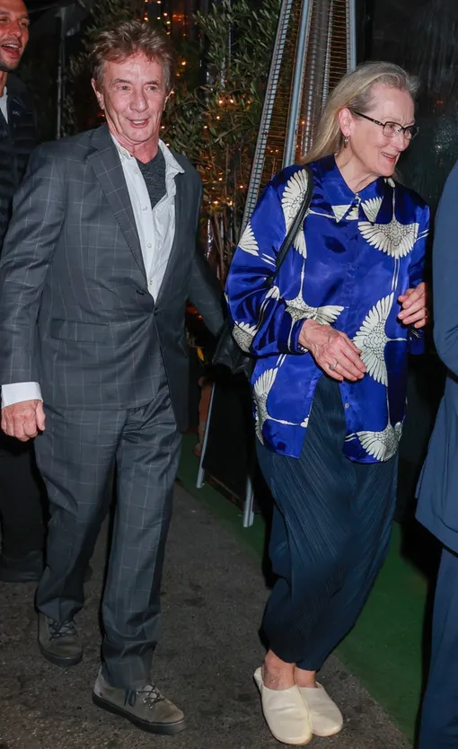 Мерил Стрип и Мартин Шорт на Saturday Night Live в выходные