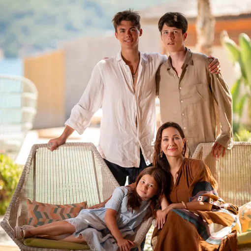 Екатерина Климова с детьми