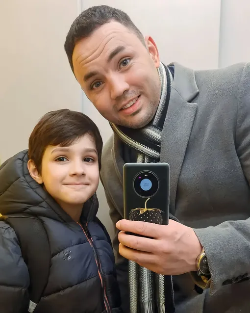 Александр Гобозов с сыном Робертом