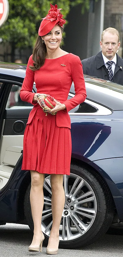 кейт миддлтон красная помада фото