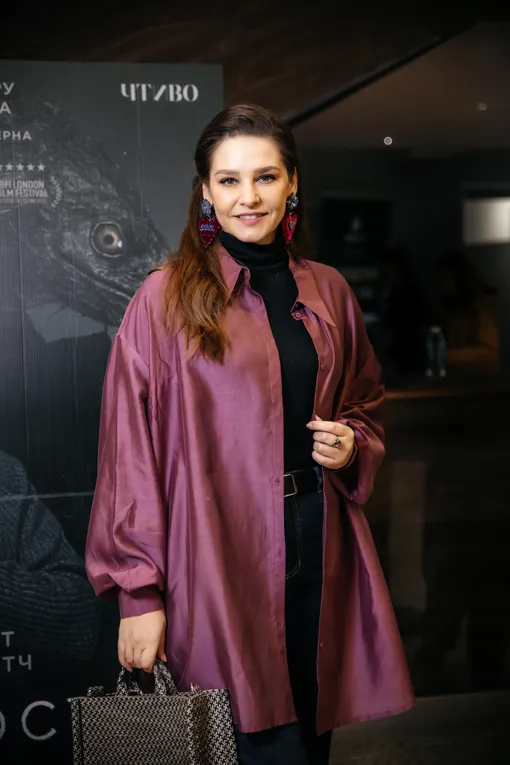 Глафира Тарханова на премьере фильма «Сущность»