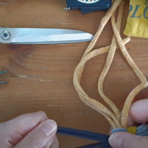 Bracelet from an old T-shirt