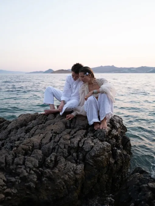 Марк Тишман и Юлия Паршута на отдыхе