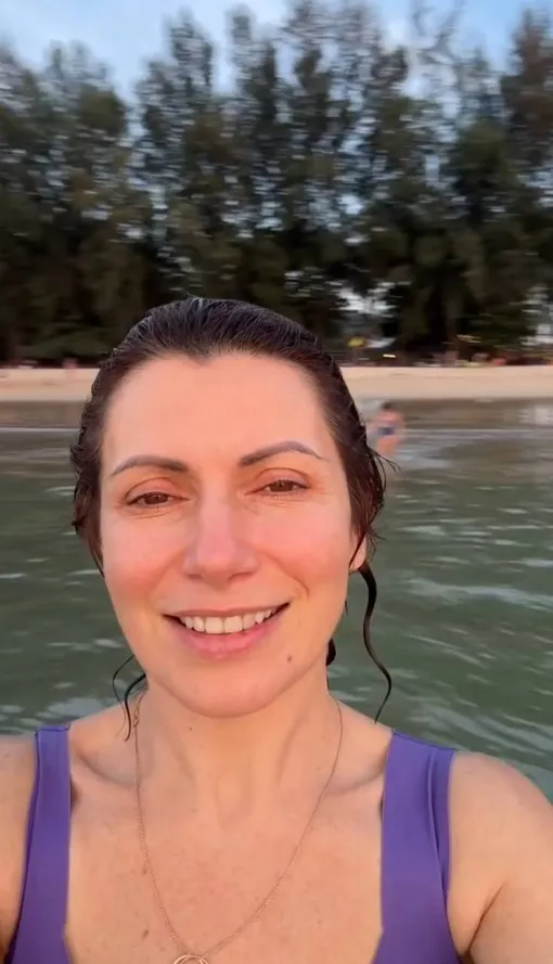 Светлана Зейналова на курорте