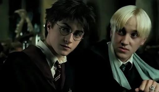 В серии фильмов о Гарри Поттере актеры играли заклятых врагов