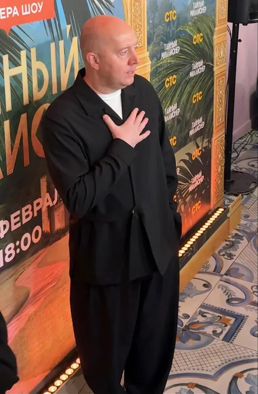 Сергей Бурунов на презентации реалити-шоу от СТС