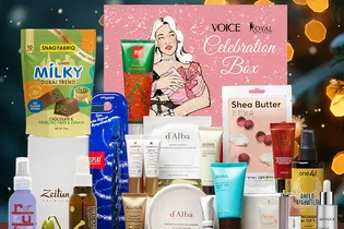Новогодний праздничный бьюти-бокс VOICE и Royal Samples: более 15 продуктов всего за 2 799 рублей