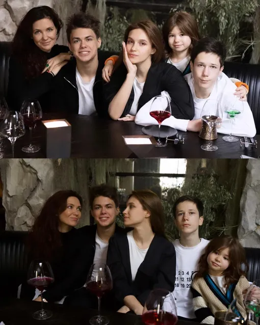 Екатерина Климова с детьми от разных мужей Екатерина Климова с детьми от разных мужей