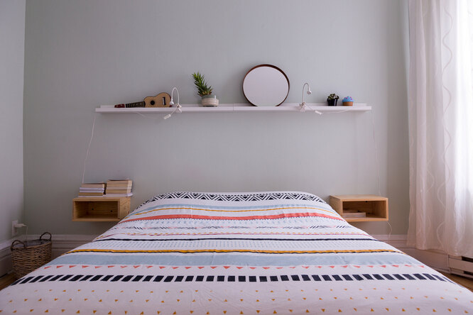 open shelves