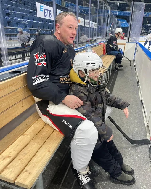 Марат Башаров с сыном