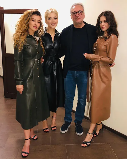 Певицы с продюсером Константином Меладзе