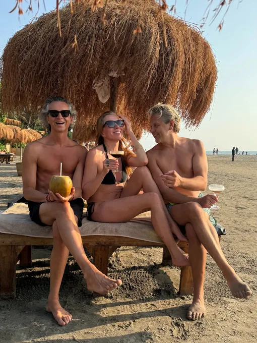 Светлана Бондарчук с мужем на отдыхе