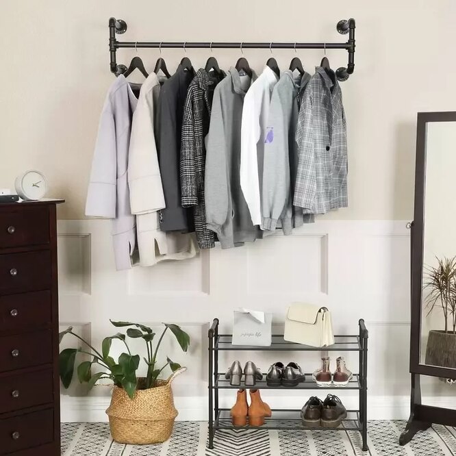 organize a place for winter clothes