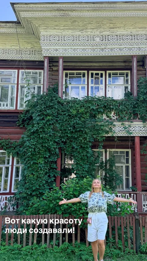 Ирина Пегова в восторге от красоты Вологды