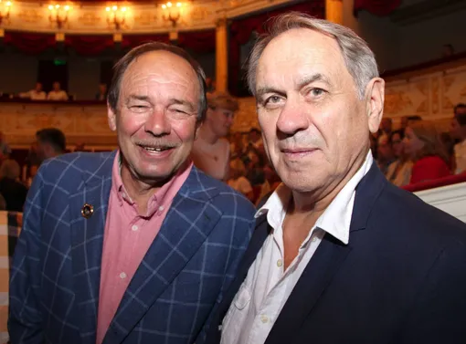 Актеры Малого театра Петр Складчиков и Валерий Афанасьев