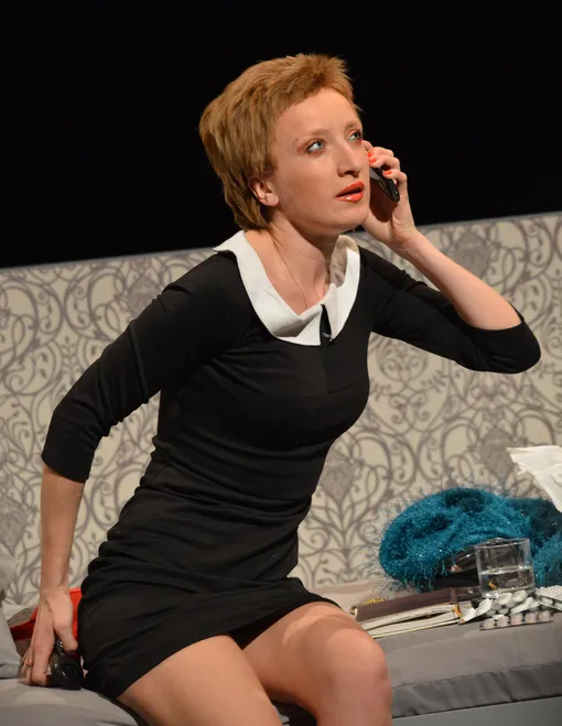 Ольга Воронина состоит в труппе МХТ им. Чехова, где также служил Игорь Золотовицкий