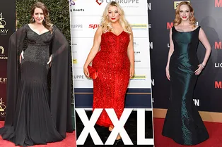 Весомые тренды: выбираем вечернее платье большого размера