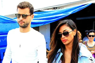 Николь Шерзингер на прогулке с бойфрендом Григором Димитровым