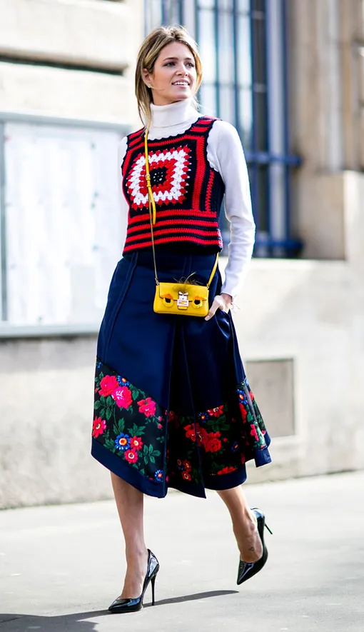 цветочный принт осень 2015