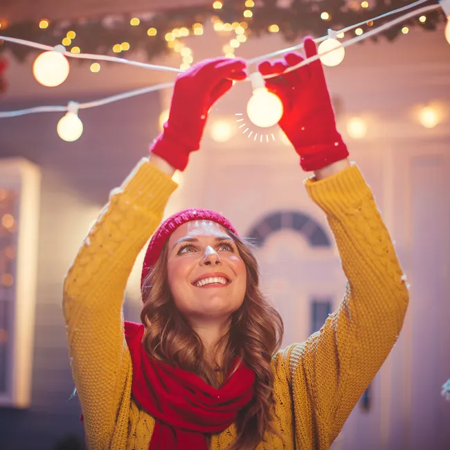 Как украсить зимний сад к Новому году: советы ландшафтного дизайнера