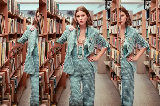 Умная — значит модная: как «библиотечный стиль» захватил подиумы и наши гардеробы Умная — значит модная: как «библиотечный стиль» захватил подиумы и наши гардеробы