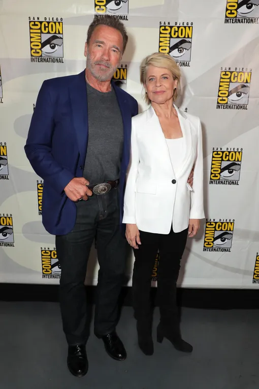 Арнольд Шварценеггер и Линда Хэмилтон Арнольд Шварценеггер и Линда Хэмилтон