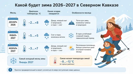 зима 2026 2027 северный кавказ зима 2026 2027 северный кавказ