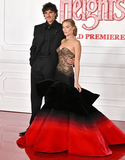 Джейкоб Элорди и Марго Робби на премьере в Лос-Анджелесе