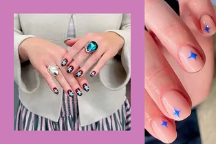 Просто космос: 12 лучших дизайнов маникюра со звездочками на зиму 2025