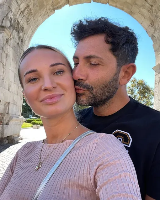 Юлия Бурцева с мужем Джузеппе Нояерино