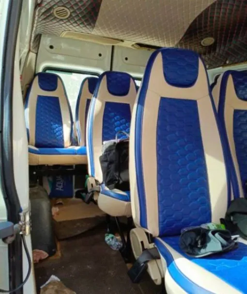 В салоне автобуса, в котором погибла 57-летняя россиянка