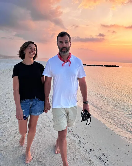 Супруги Наталья Кикнадзе и Иван Ургант