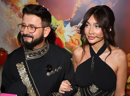 Михаил Галустян и Лилия Киосе на красной дорожке