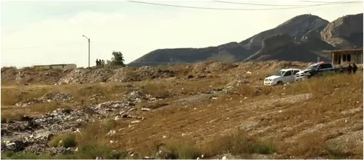 Место, где было найдено тело девочки Место, где было найдено тело девочки