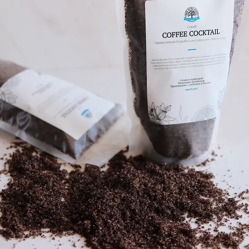 Антицеллюлитный скраб с натуральным кофе «COFFEE COCKTAIL», 470 руб. Антицеллюлитный скраб с натуральным кофе «COFFEE COCKTAIL»