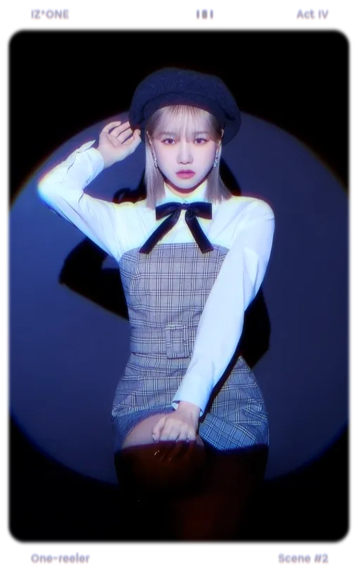 Чо Юри была участницей k-pop группы Iz*One