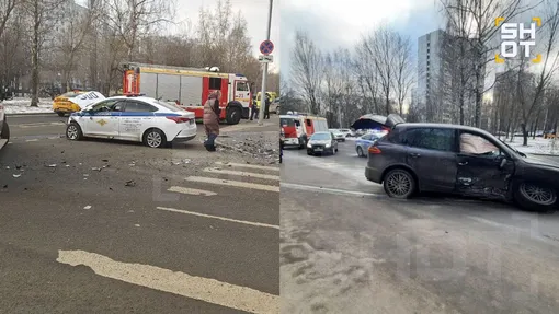 Фото с места аварии