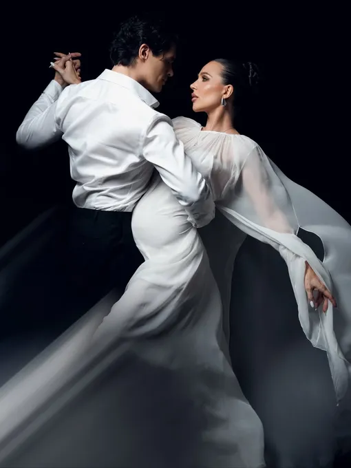 Луис Сквиччиарини и Валерия Чекалина станцевали вместе